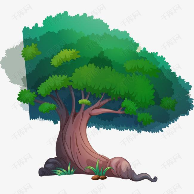树动漫，友情绿意与陪伴的温暖时光
