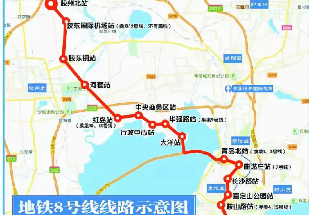 青岛地铁8号线最新站点概览